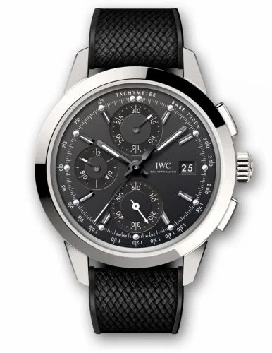 IWC Ingenieur Chronograph Custom Stainless Steel / Black-Black / Rubber IW3808-BE (IW3808BE)